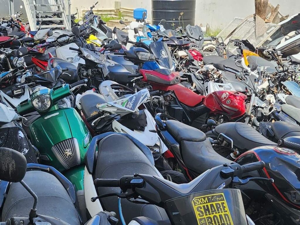 KPSM Urges Owners to Retrieve Confiscated Scooters and Motorcycles St Maarten 