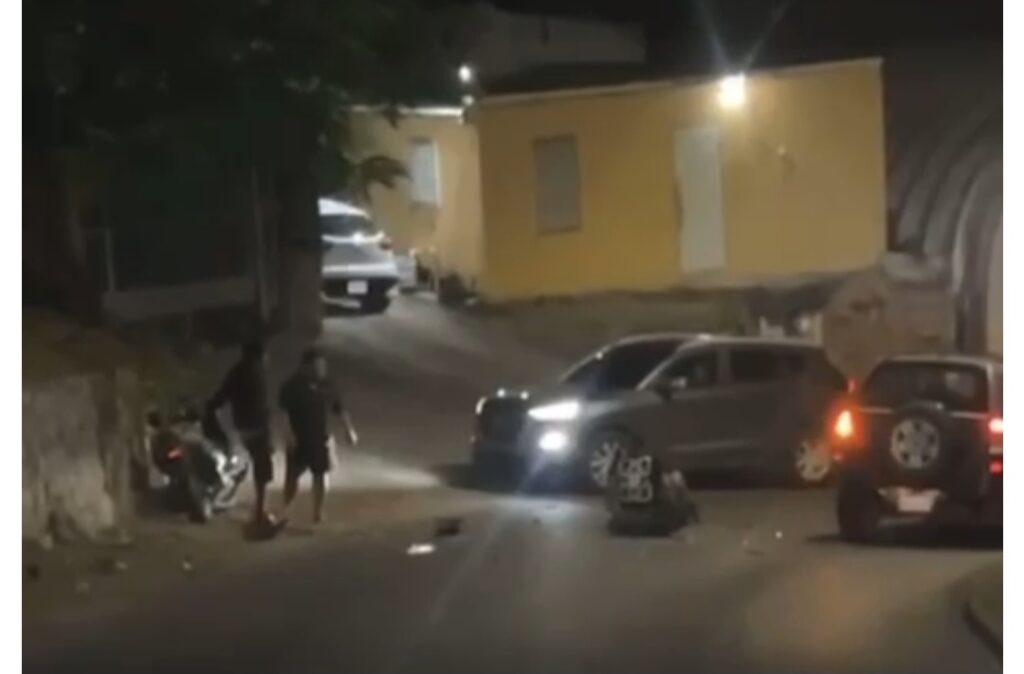 Video Another Scooter Accident Overnight St Maarten 