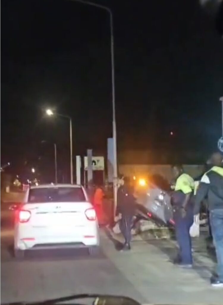 New Video Another Car Wreck Earlier Dutch St Maarten