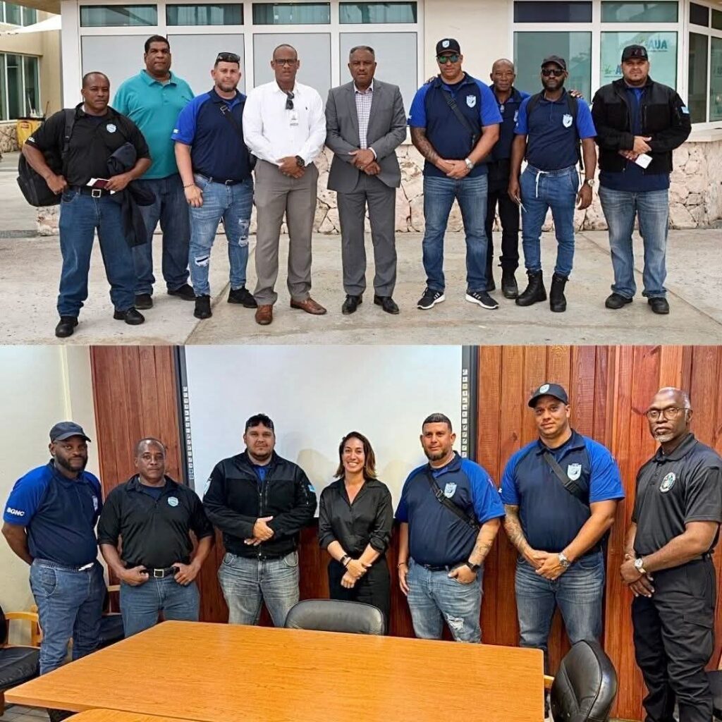 Aruba Guards Arrived in Sint MaartenWhen Minister Tackling said “all hands on deck,”
