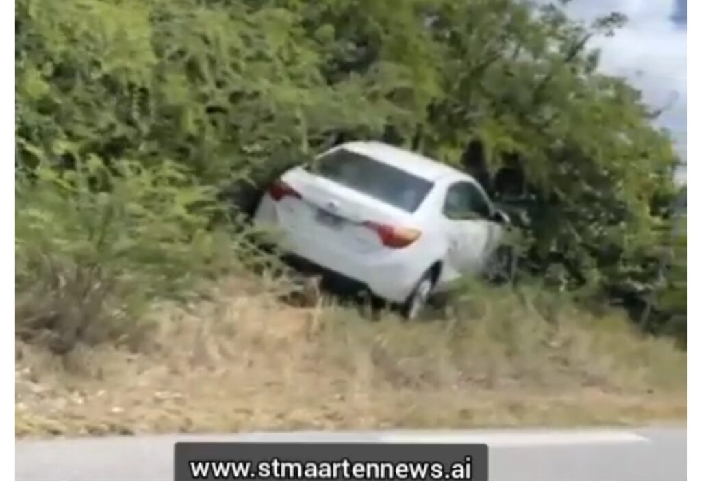 This One Crashed UP hill St Maarten not even noon yet