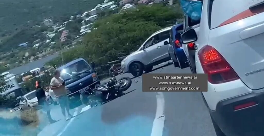 Video Bad Scooter Accident Today St Maarten