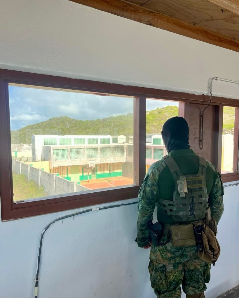 Dutch Military Assistance To Point Blanche Prison St Maarten Completed