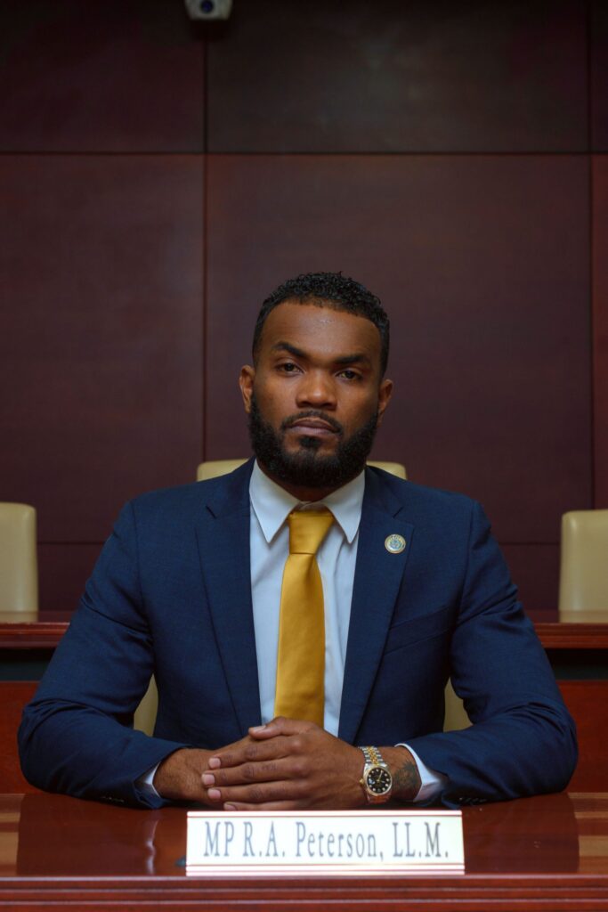 Update Lands Recherche Investing St Maarten Parliamentarian Raeyhon Peterson