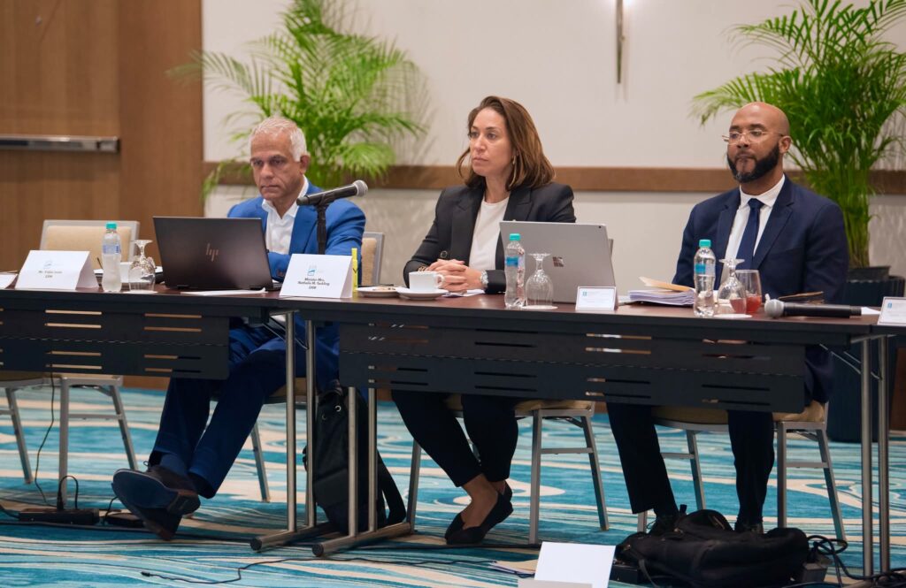 Minister Nathalie Tackling traveled to Aruba this week for the Justice Four-Party Consultation (JVO).