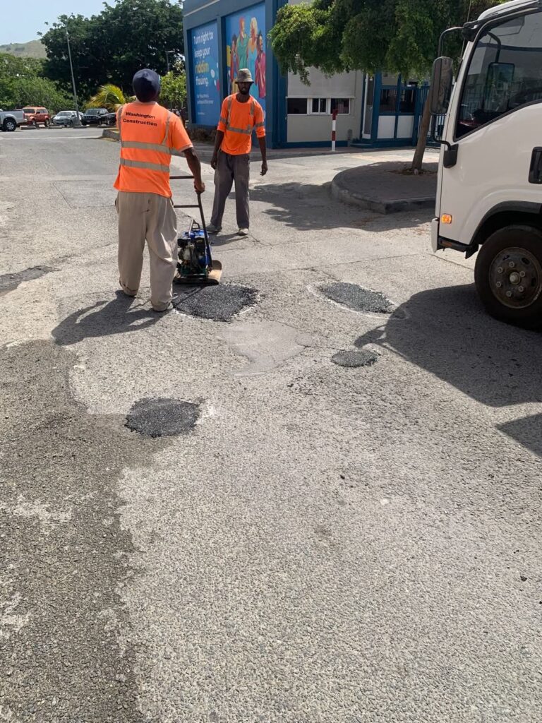 Ongoing Road Repairs Across Key Districts Dutch St Maarten
